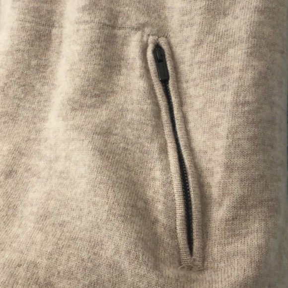 NEW NEVER USED BCBGMAXAZRIA Knit zipper “Genie” dress in light heather creme - Picture 7 of 14